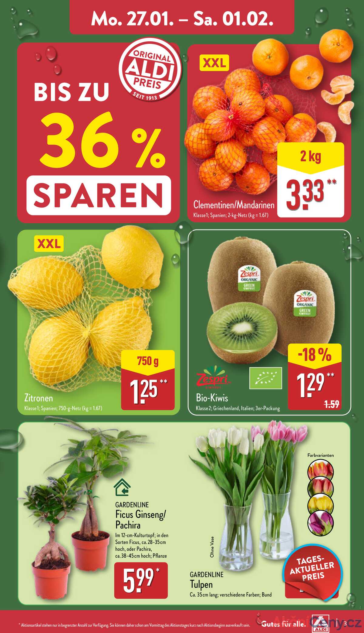 Leták Aldi Deutschland strana 3/32