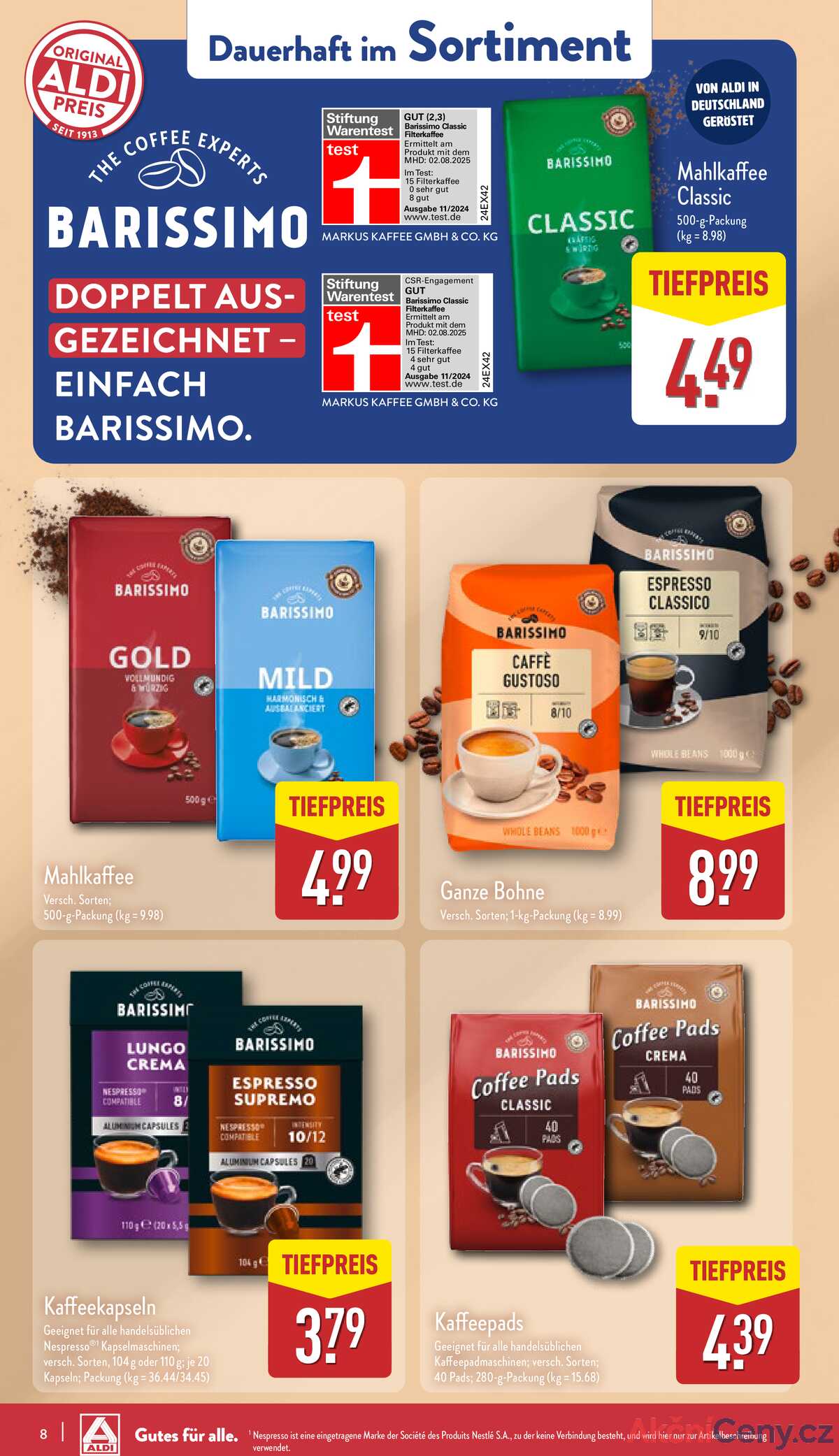 Leták Aldi Deutschland strana 8/32