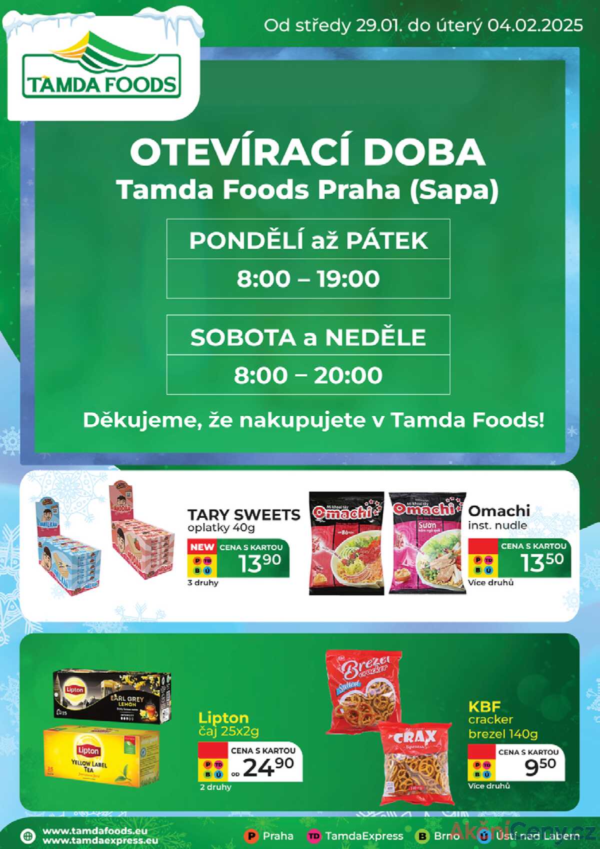 Leták Tamda Foods strana 1/44