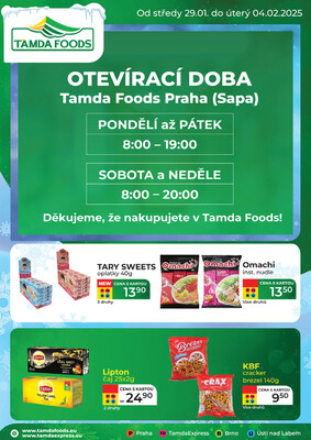 leták Tamda Foods