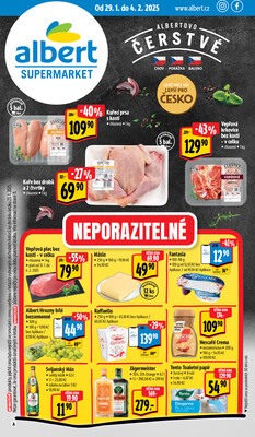 Leták Albert Supermarket Jihomoravský od 29.1. do 4.2.2025