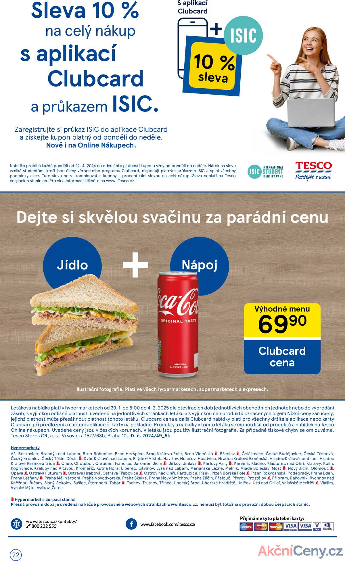 Leták Tesco strana 22/22