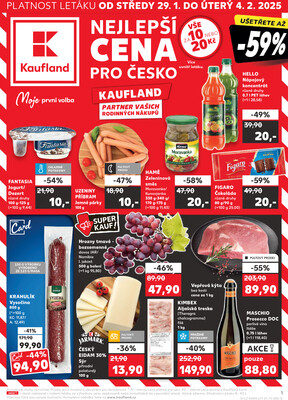 Leták Kaufland 29.1. - 4.2. - Kaufland - Dvůr Králové