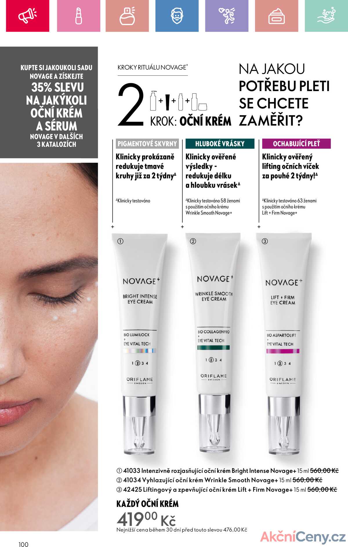 Leták Oriflame strana 100/180