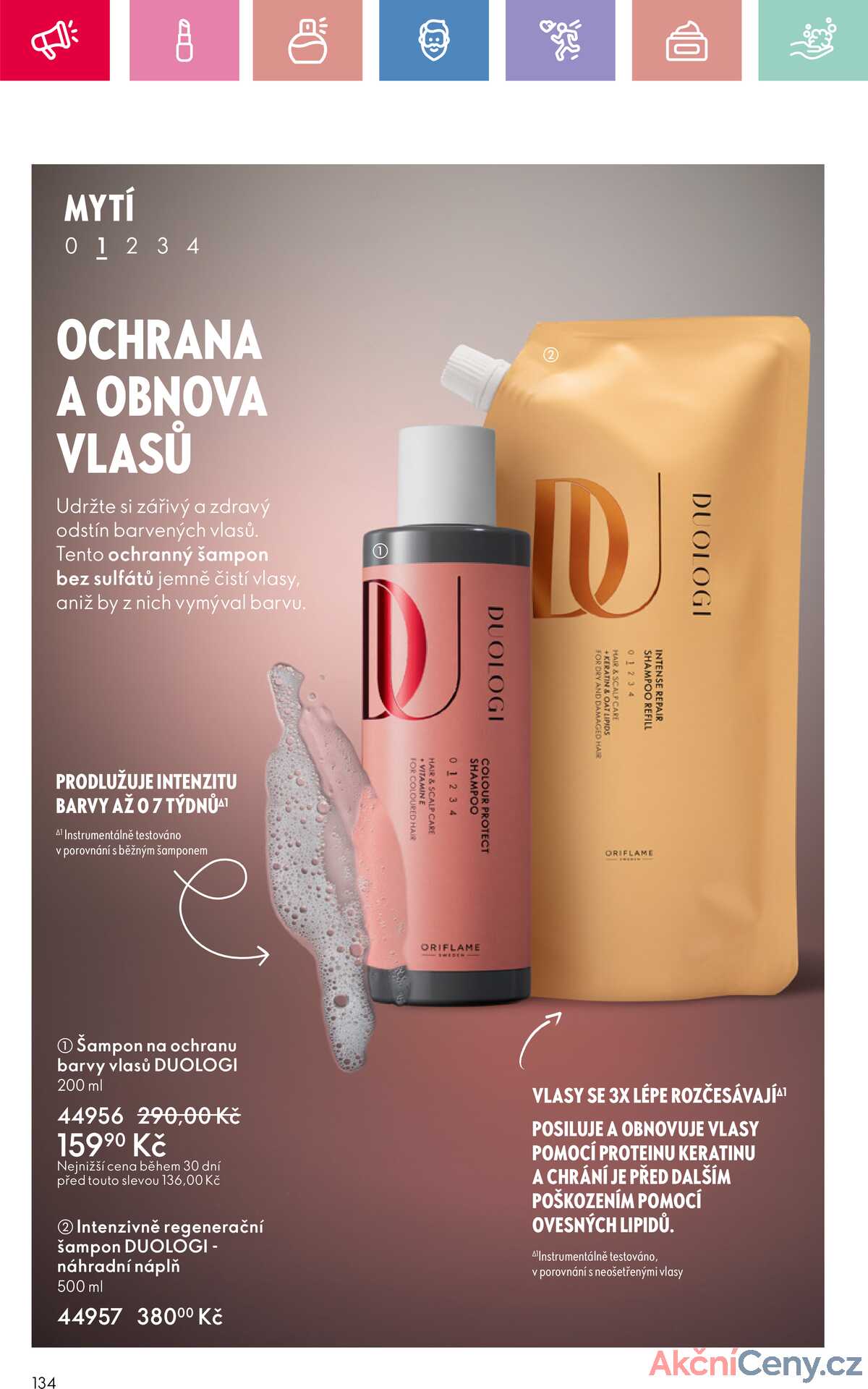 Leták Oriflame strana 134/180