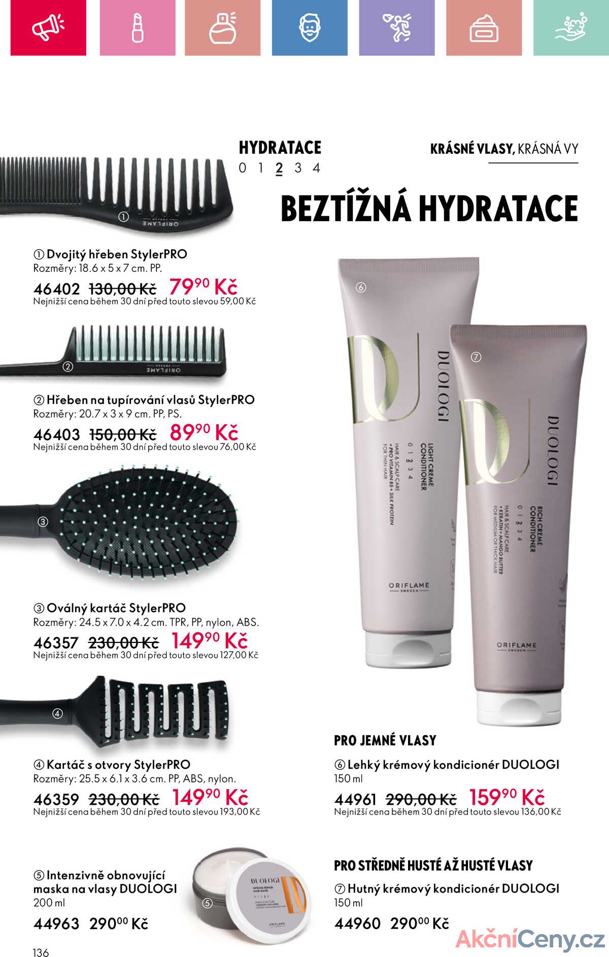 Leták Oriflame strana 136/180