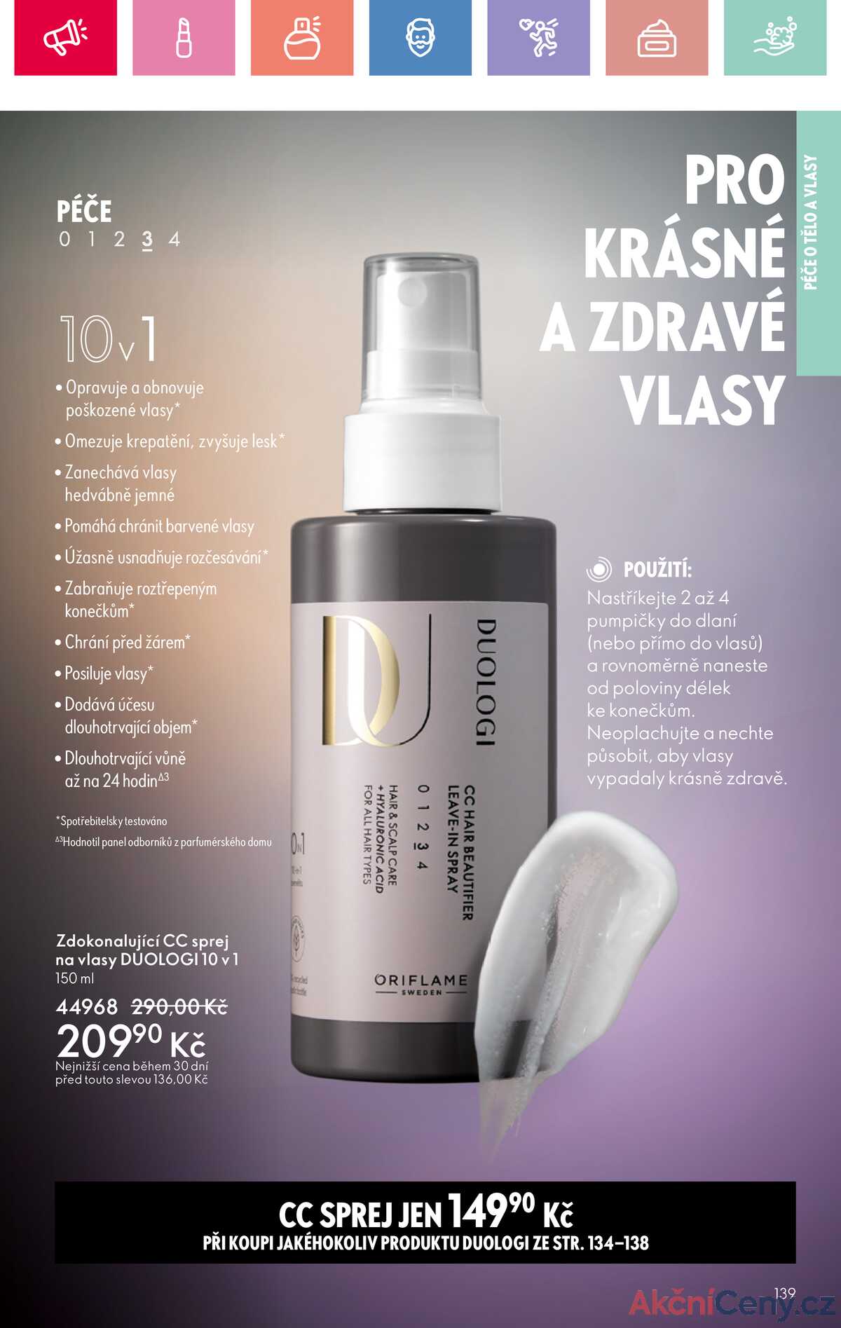 Leták Oriflame strana 139/180