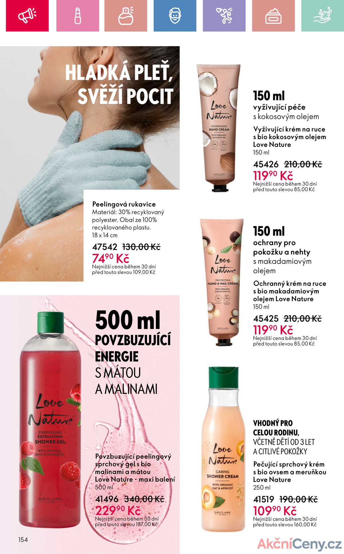 Leták Oriflame strana 154/180