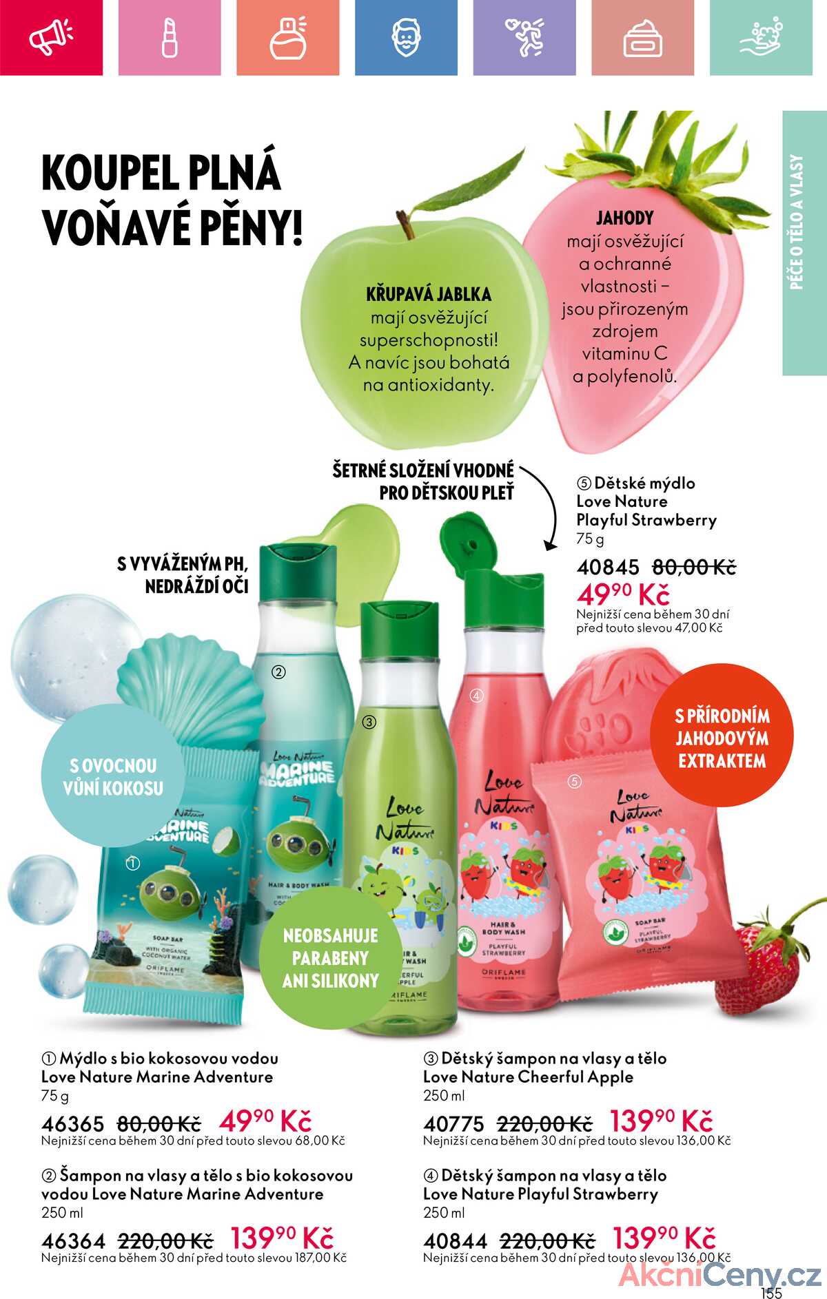 Leták Oriflame strana 155/180