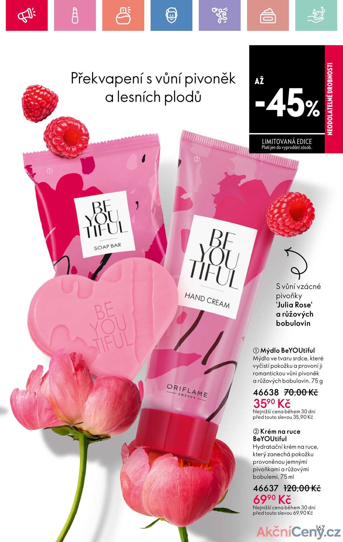 Leták Oriflame strana 167/180