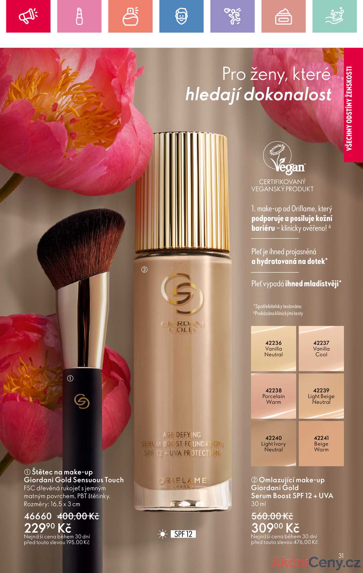 Leták Oriflame strana 31/180