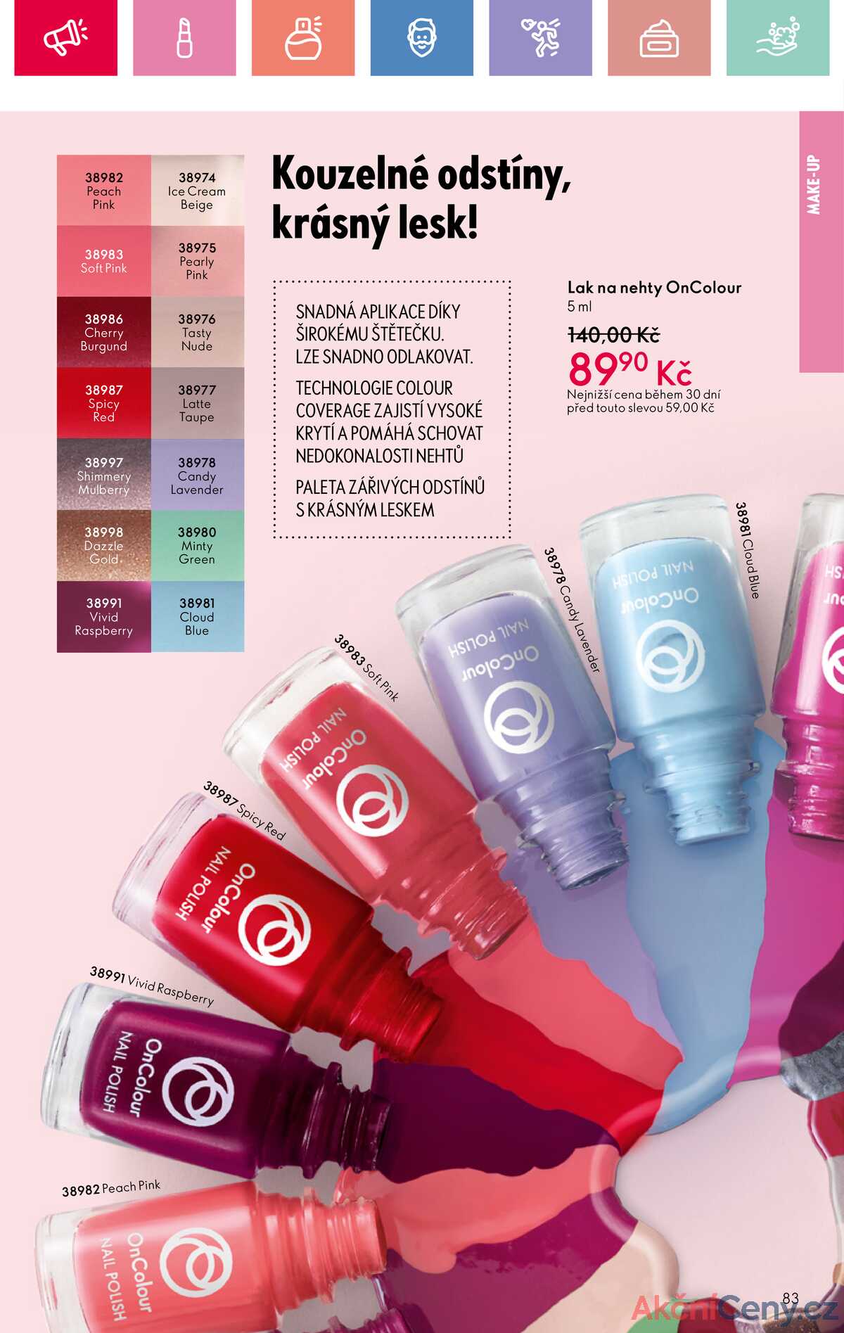 Leták Oriflame strana 83/180