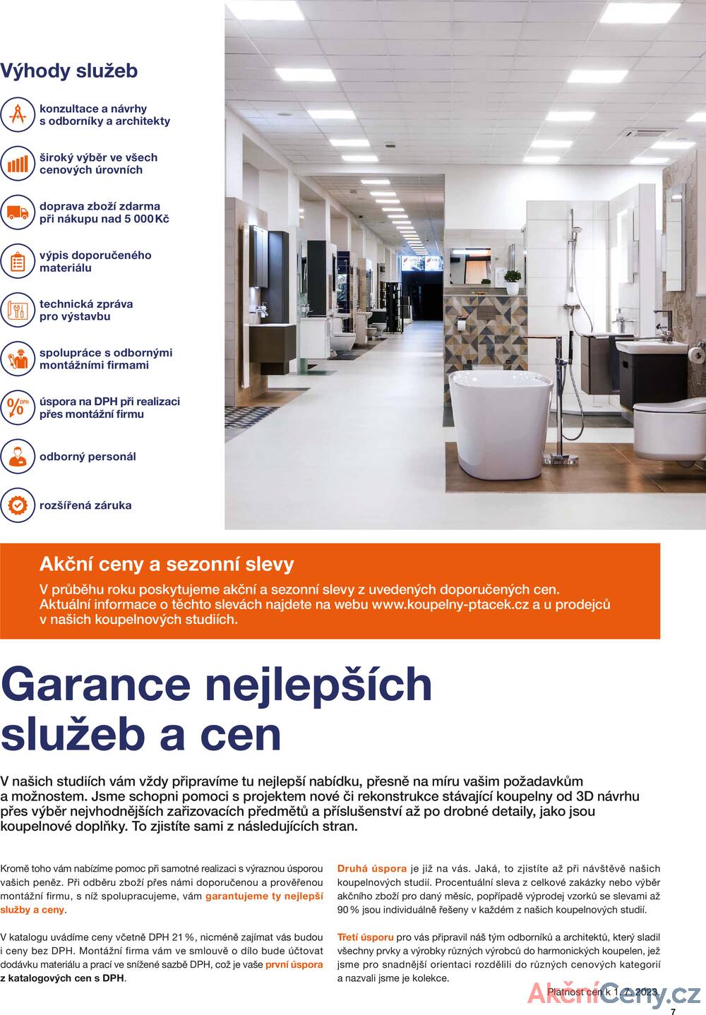 Leták Koupelny Ptáček
		  platný do 31.12.2025 - strana 7