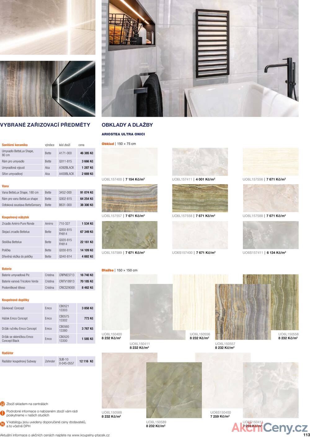 Leták Koupelny Ptáček
		  platný do 31.12.2025 - strana 113