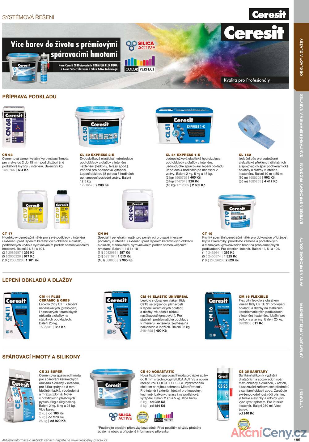 Leták Koupelny Ptáček
		  platný do 31.12.2025 - strana 185