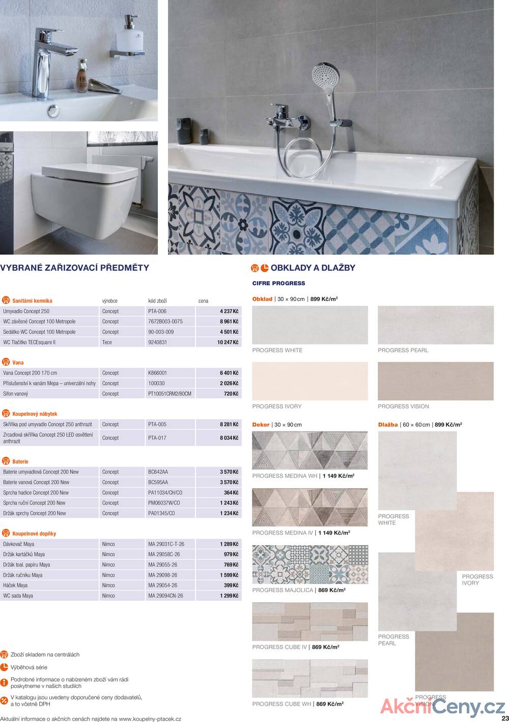 Leták Koupelny Ptáček
		  platný do 31.12.2025 - strana 23