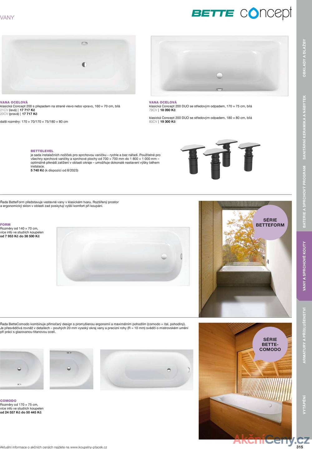 Leták Koupelny Ptáček
		  platný do 31.12.2025 - strana 315