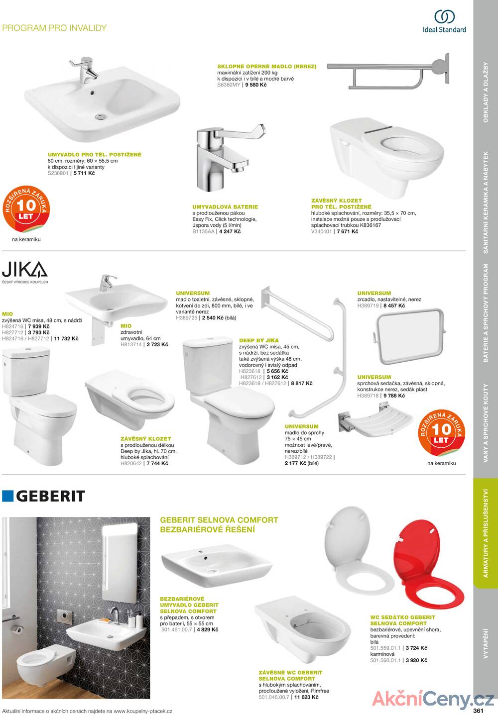 Leták Koupelny Ptáček
		  platný do 31.12.2025 - strana 361