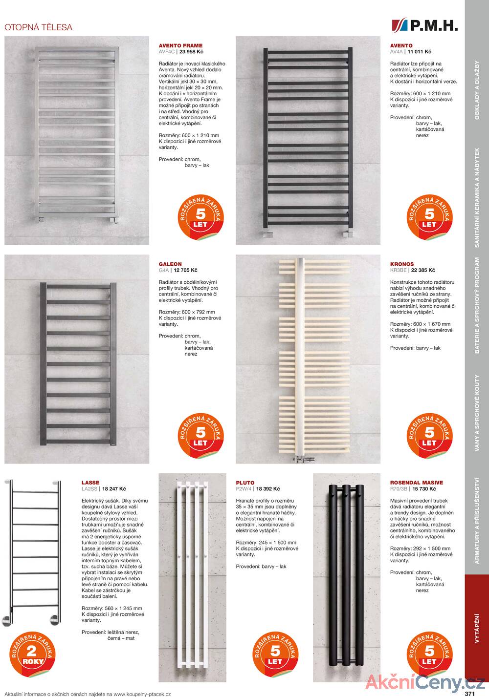 Leták Koupelny Ptáček
		  platný do 31.12.2025 - strana 371