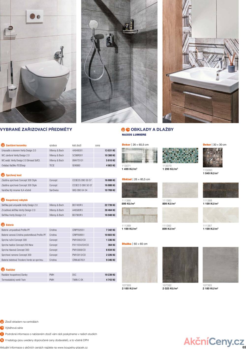 Leták Koupelny Ptáček
		  platný do 31.12.2025 - strana 65