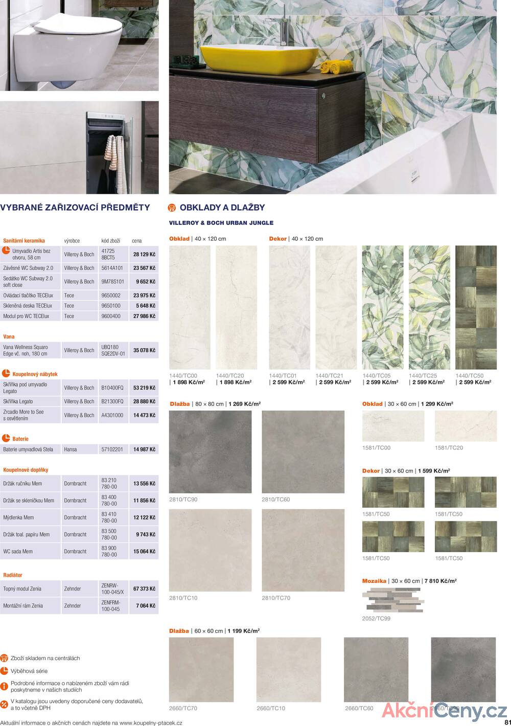 Leták Koupelny Ptáček
		  platný do 31.12.2025 - strana 81