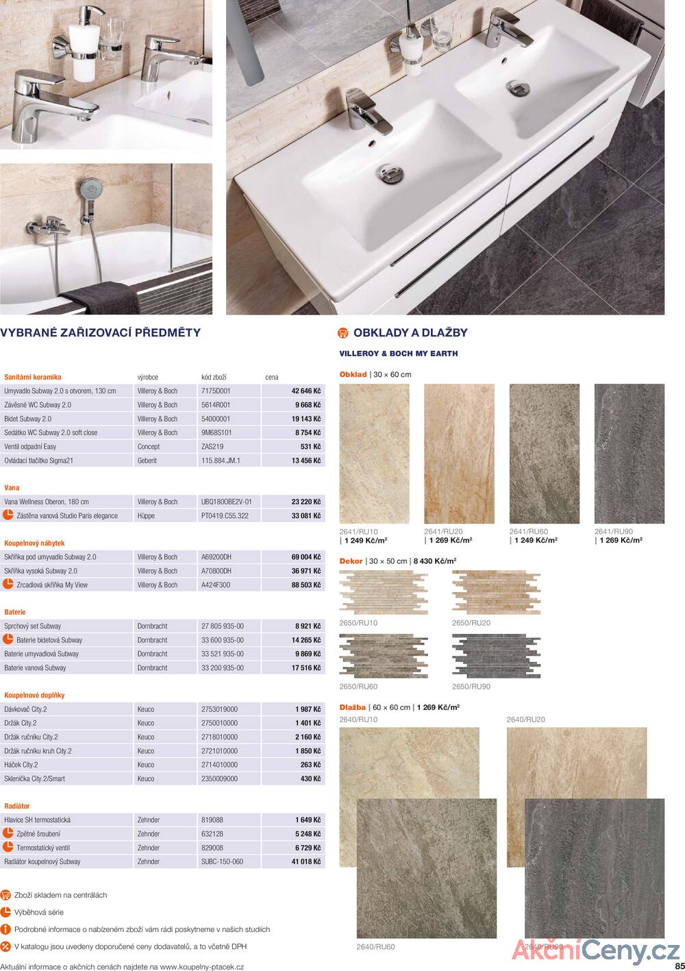 Leták Koupelny Ptáček
		  platný do 31.12.2025 - strana 85