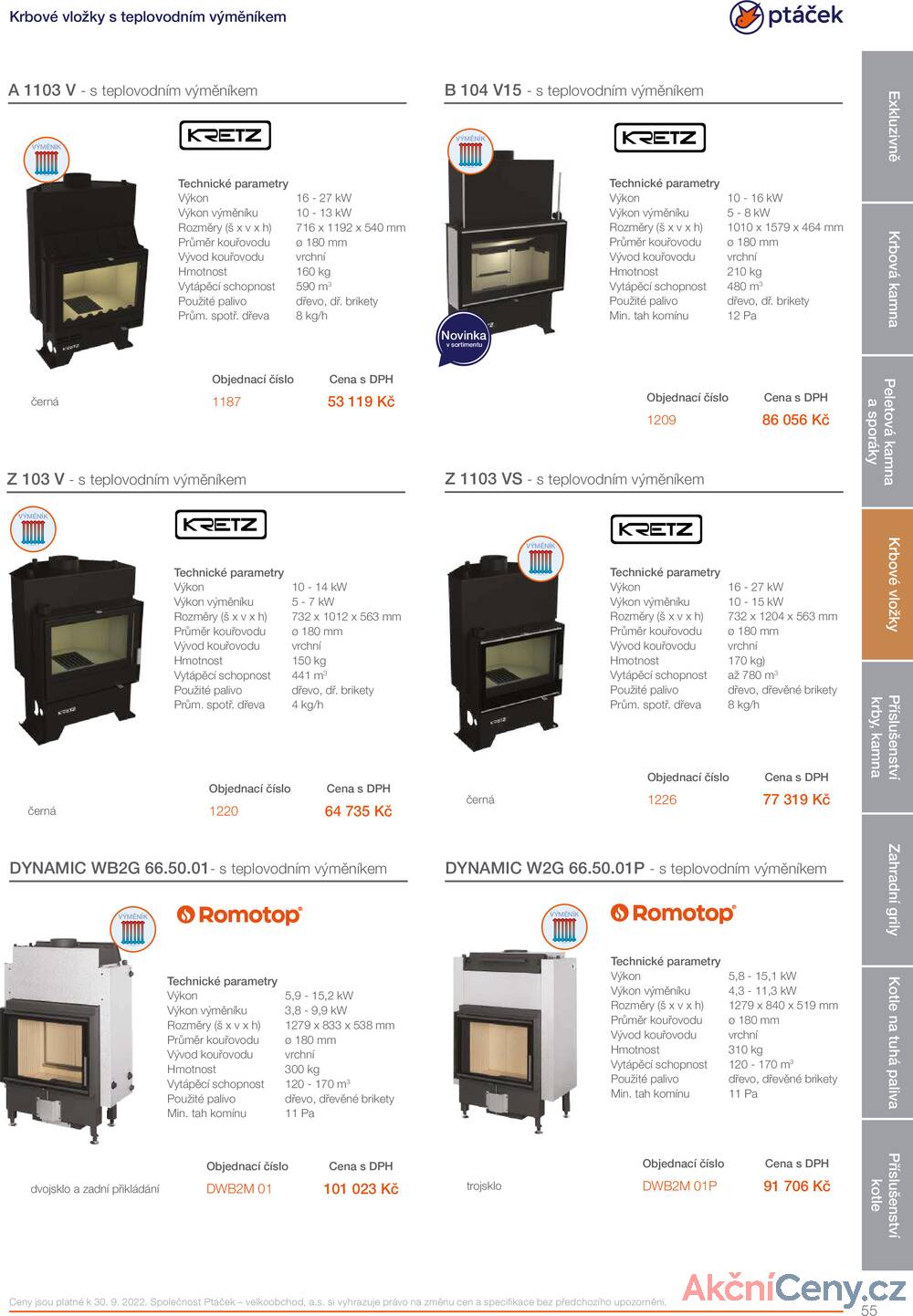 Leták Koupelny Ptáček
platný do 31.12.2025 - strana 55