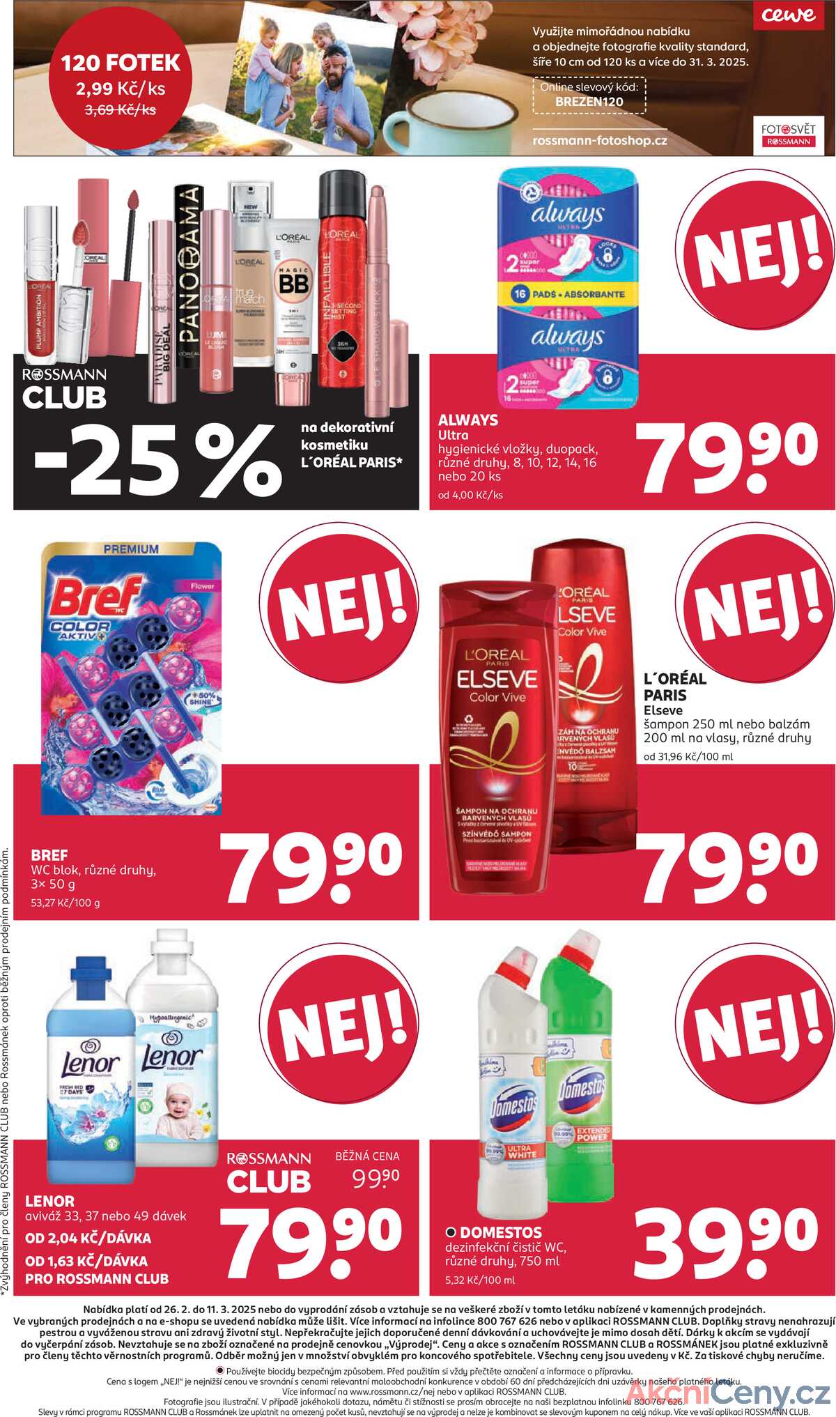 Leták Rossmann strana 20/20