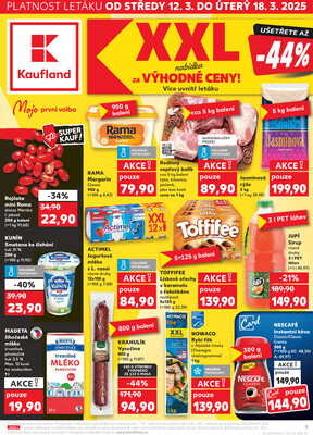 Leták Kaufland 12.3. - 18.3. - Kaufland - Cheb
