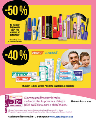 Teta drogerie Magazín od 10.4. do 5.5.2025