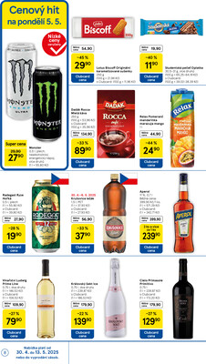 Tesco supermarkety od 30.4. do 6.5.2025