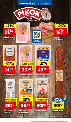 Lidl od 28.4. do 4.5.2025