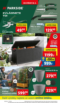 Lidl Čtvrtek od 1.5. do 4.5.2025