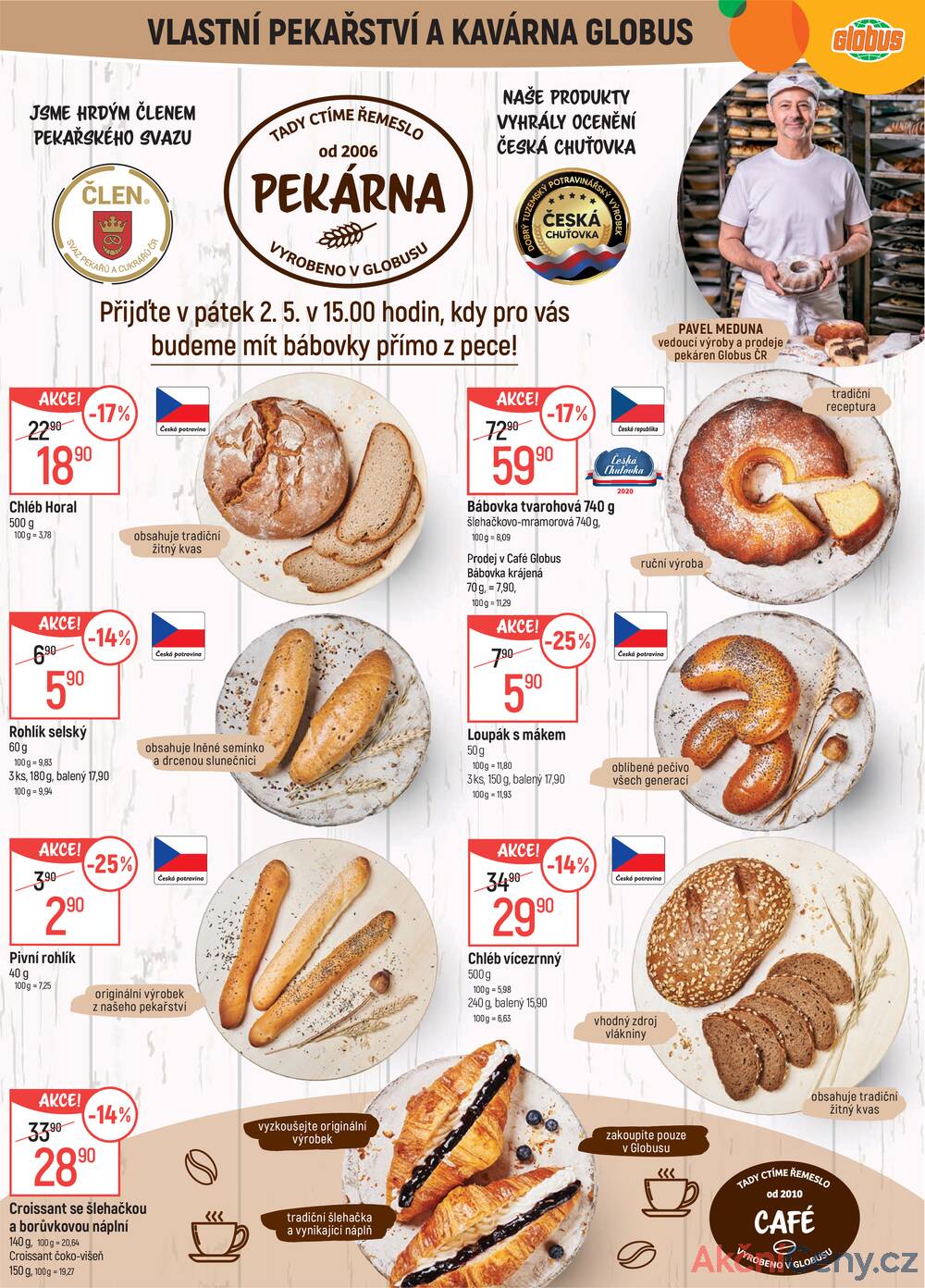 Leták Globus - Akční leták Globus 30.4. - 6.5.2025 - Globus Praha - Zličín - strana 5