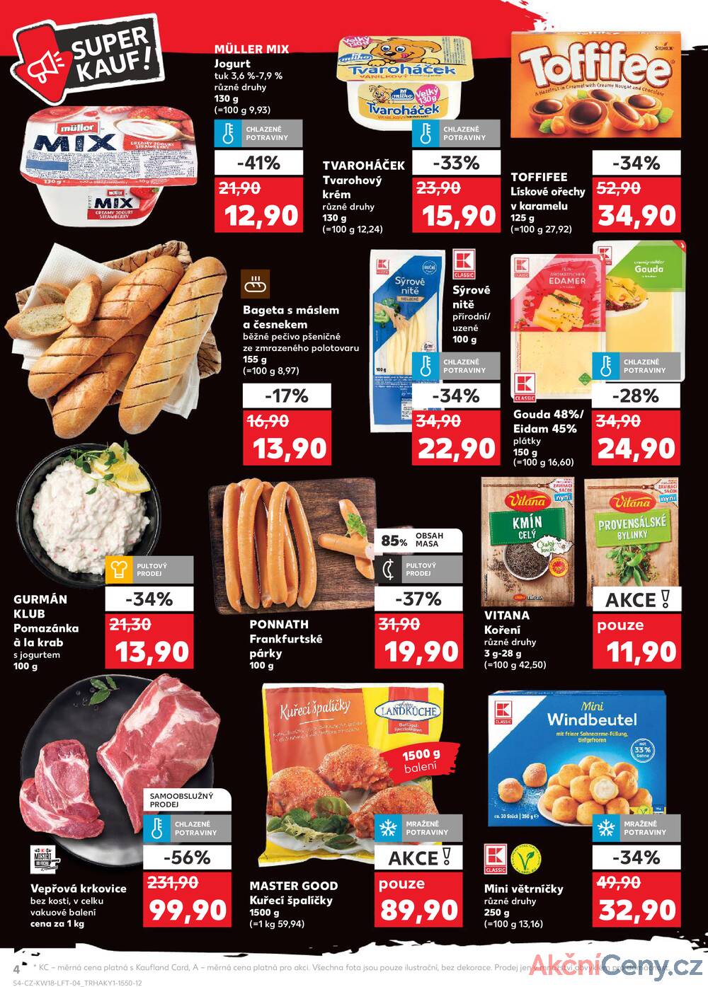 Leták Kaufland - Kaufland 30.4. - 6.5. - Kaufland - Prostějov (Olomoucká) - strana 4
