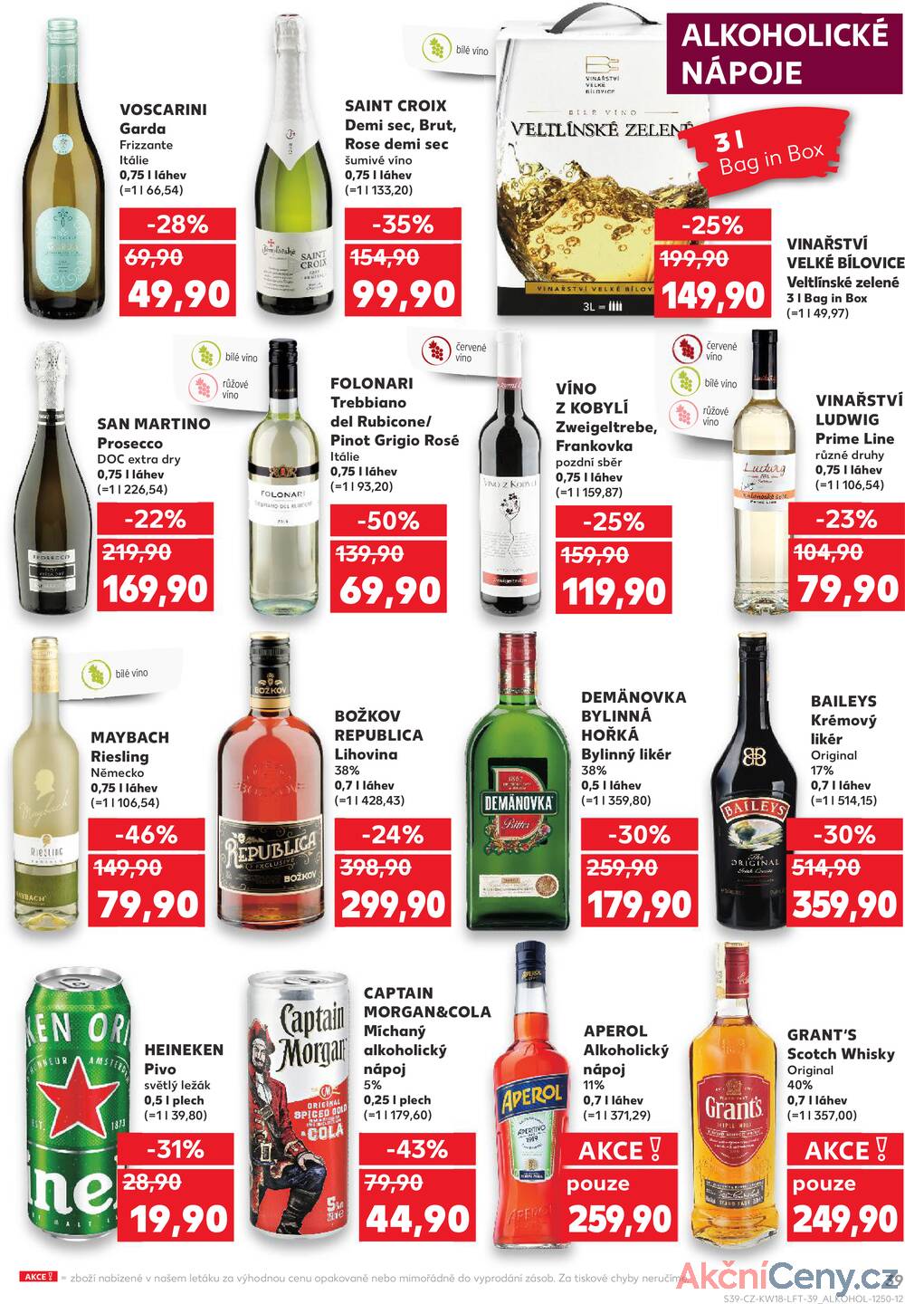 Leták Kaufland - Kaufland 30.4. - 6.5. - Kaufland - Prostějov (Olomoucká) - strana 39