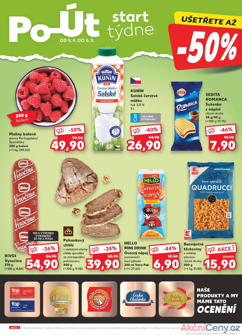 Leták Kaufland - Kaufland 30.4. - 6.5. - Kaufland - Prostějov (Olomoucká) - strana 59