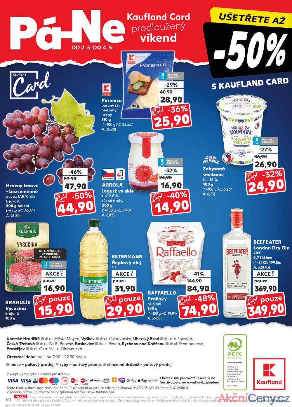 Leták Kaufland - Kaufland 30.4. - 6.5. - Kaufland - Prostějov (Olomoucká) - strana 60