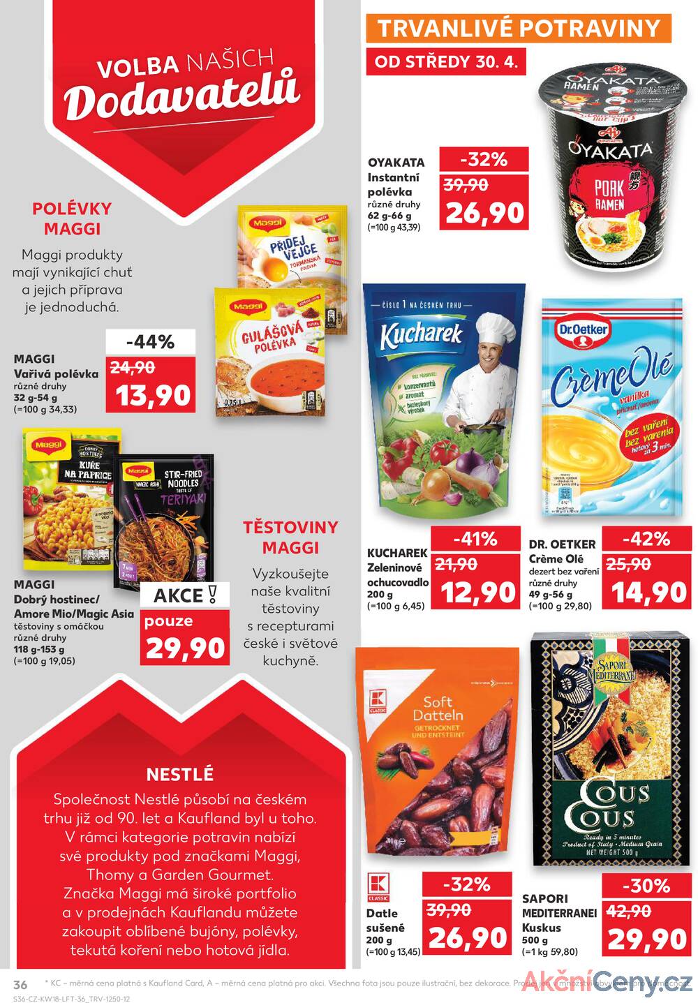 Leták Kaufland - Kaufland 30.4. - 6.5. - Kaufland - Blansko - strana 36