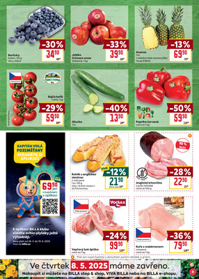 Billa malý leták od 5.5. do 13.5.2025