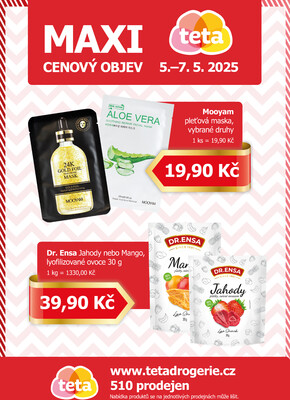leták Teta drogerie