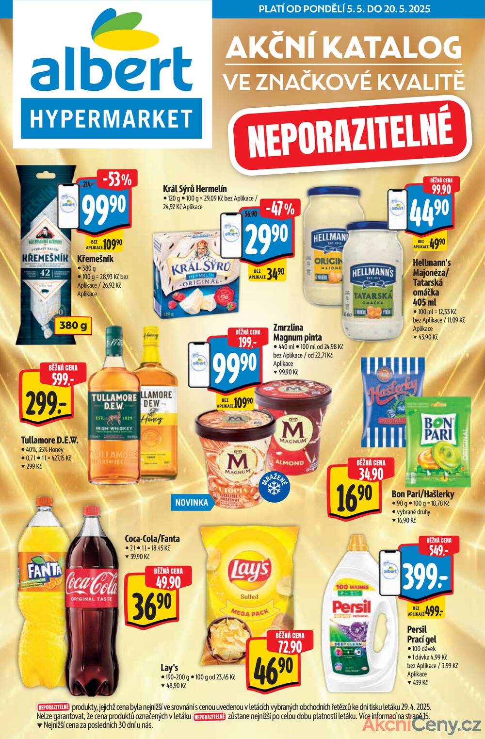 Leták Albert - Albert Hypermarket katalog Brand od 5.5. do 20.5.2025 - strana 1 Leták Albert - Albert Hypermarket katalog Brand od 5.5. do 20.5.2025 - strana 1