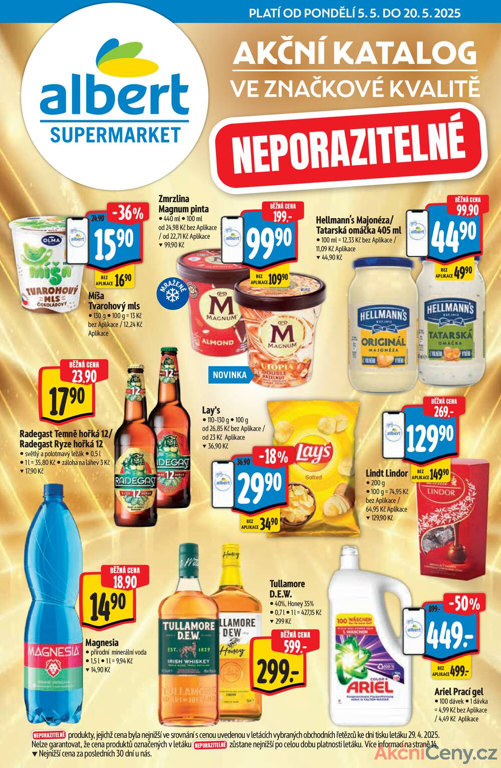 Leták Albert - Albert Supermarket katalog Brand od 5.5. do 20.5.2025 - strana 1 Leták Albert - Albert Supermarket katalog Brand od 5.5. do 20.5.2025 - strana 1