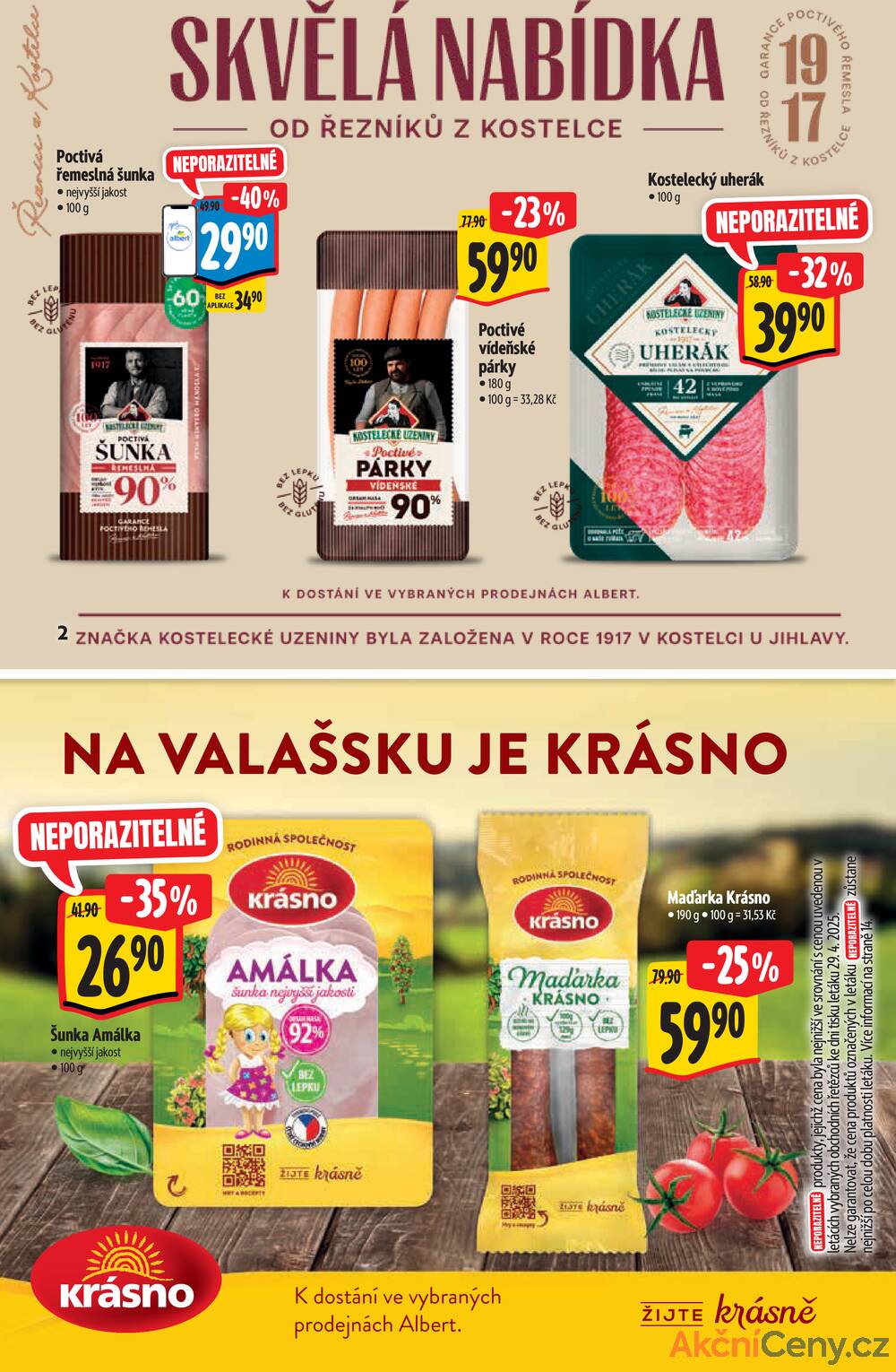 Leták Albert - Albert Supermarket katalog Brand od 5.5. do 20.5.2025 - strana 2 Leták Albert - Albert Supermarket katalog Brand od 5.5. do 20.5.2025 - strana 2