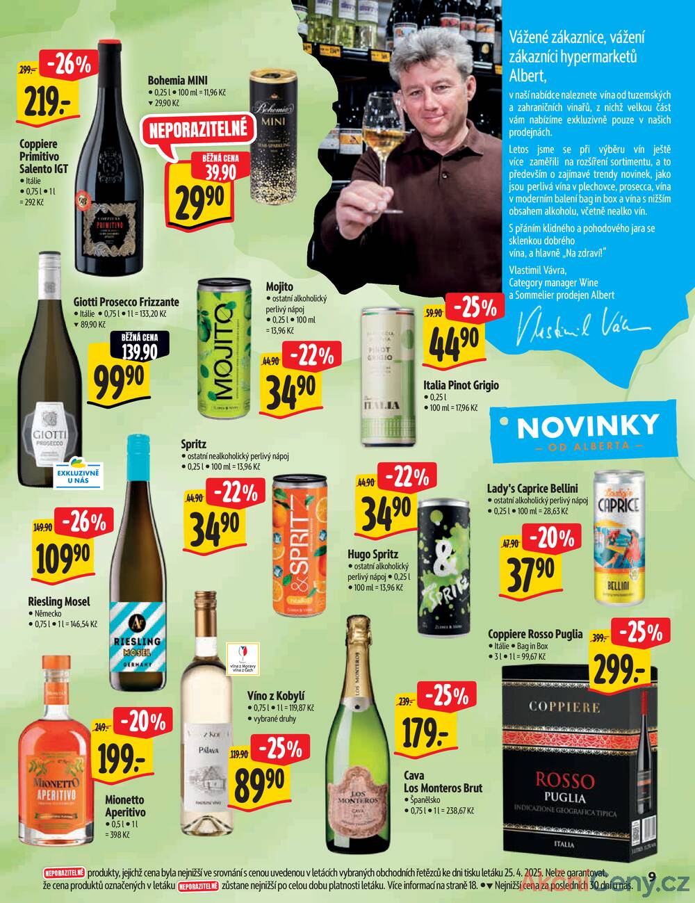 Leták Albert - Albert Hypermarket katalog Víno od 5.5. do 20.5.2025 - strana 9 Leták Albert - Albert Hypermarket katalog Víno od 5.5. do 20.5.2025 - strana 9