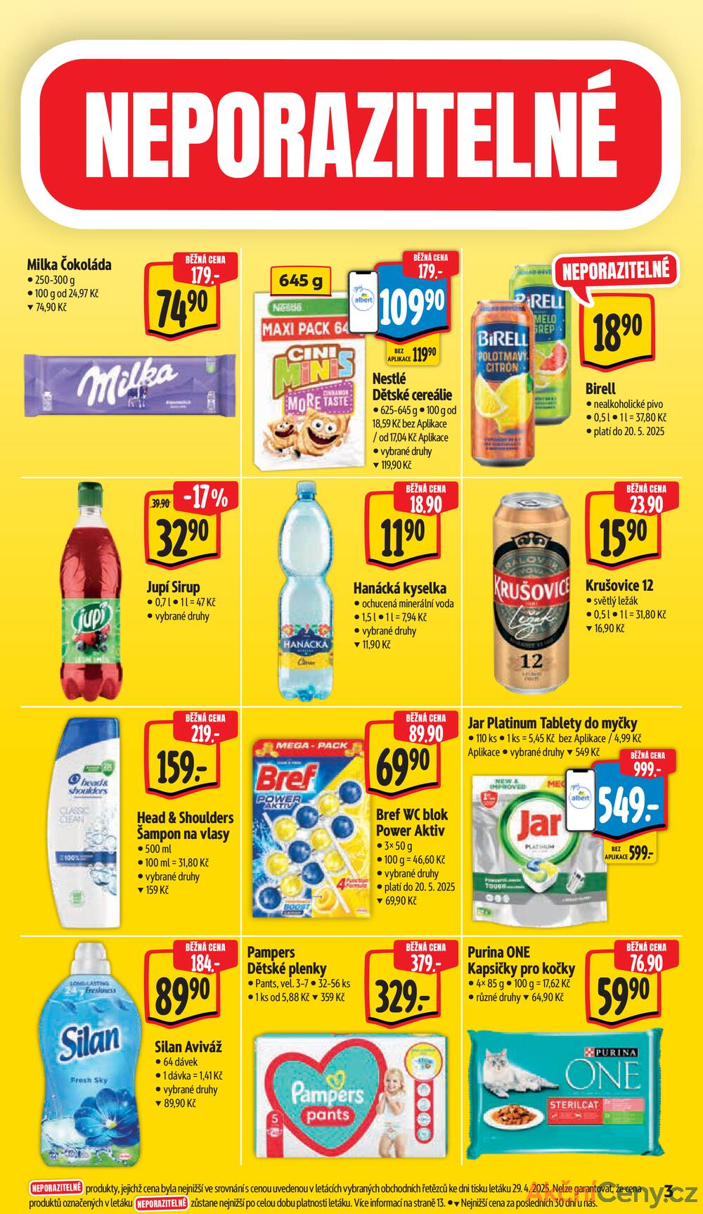 Leták Albert - Albert Supermarket od 5.5. do 13.5.2025 - strana 3 Leták Albert - Albert Supermarket od 5.5. do 13.5.2025 - strana 3
