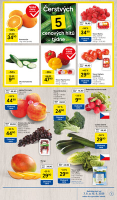 Tesco malé hypermarkety od 7.5. do 13.5.2025