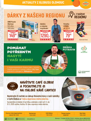 Akční leták Globus 7.5. - 13.5.2025 - Globus Olomouc