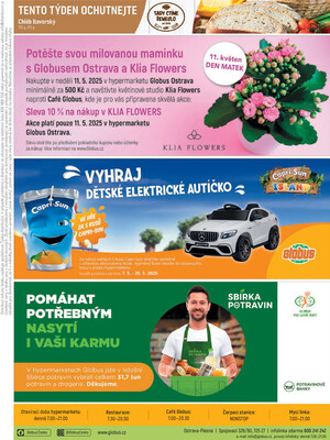 Akční leták Globus 7.5. - 13.5.2025 - Globus Ostrava
