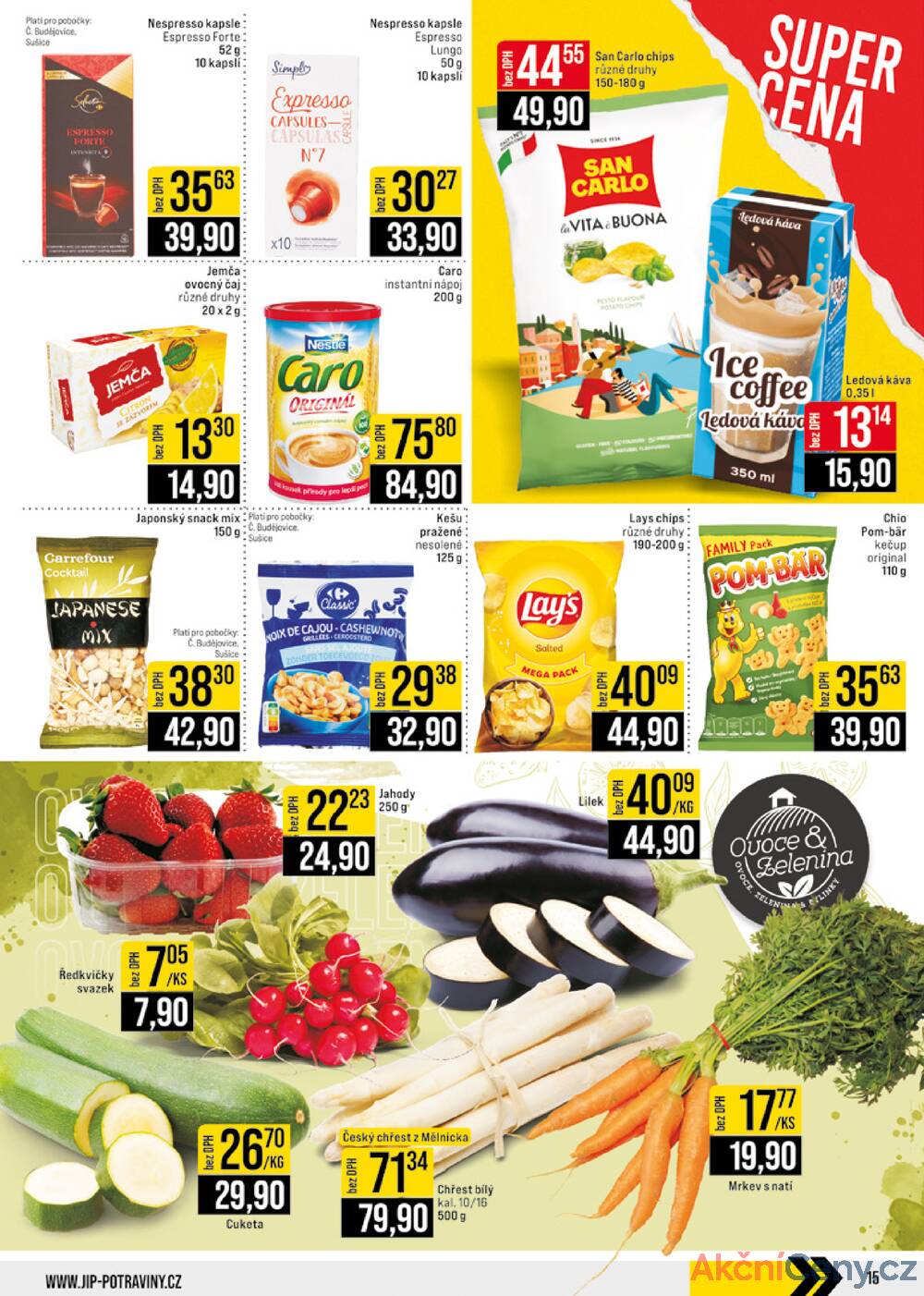 Leták JIP - JIP Cash & Carry České Budějovice, Most, Náchod, Polička, Sušice a Svoboda nad Úpou od 7.5. do 13.5.2025 - strana 15